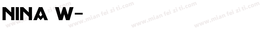NINA W字体转换
